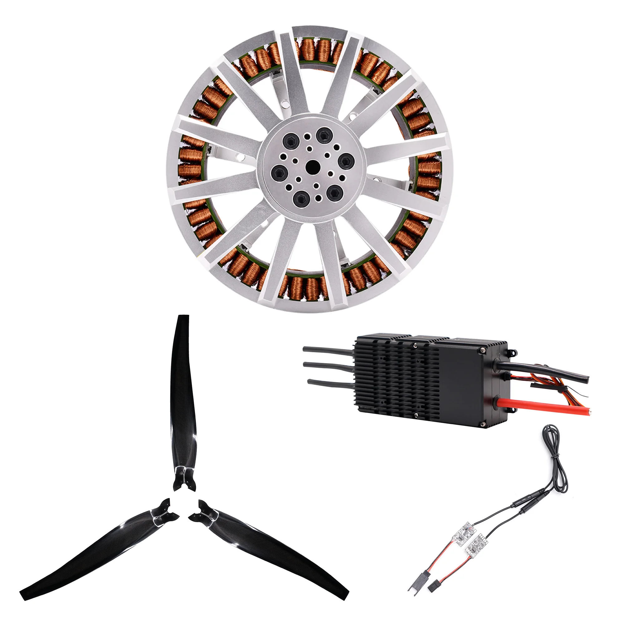 Drone Kit Heavy Lift - ชุดมอเตอร์ไฟฟ้าไร้แปรงถ่าน FRC H23850 35kv 100kg แรงขับ
