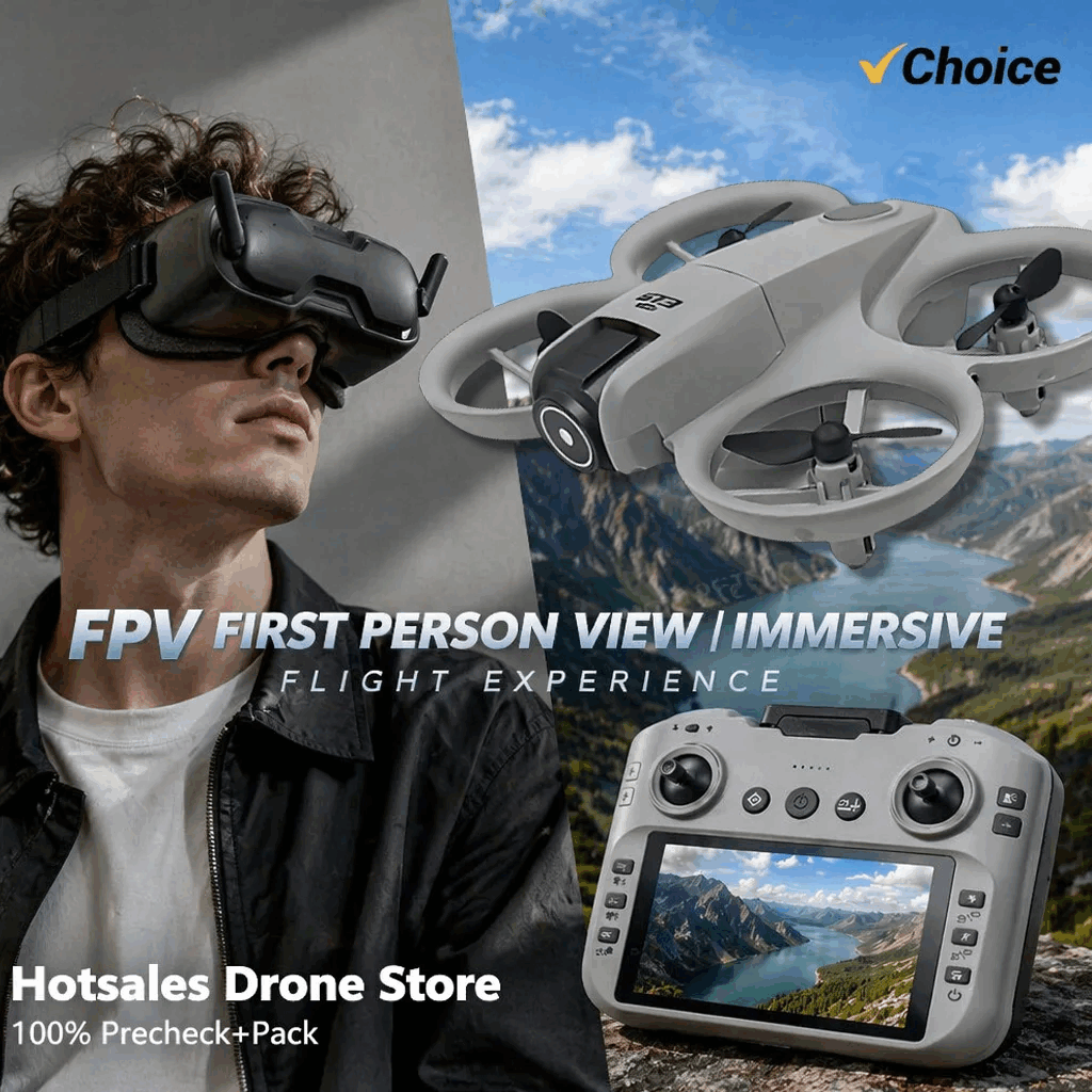 Drone Kit Tricopter - โดรนขนาดเล็ก GT3 4K/8K HD ระดับมืออาชีพ พร้อมระบบหลบหลีกสิ่งกีดขวาง