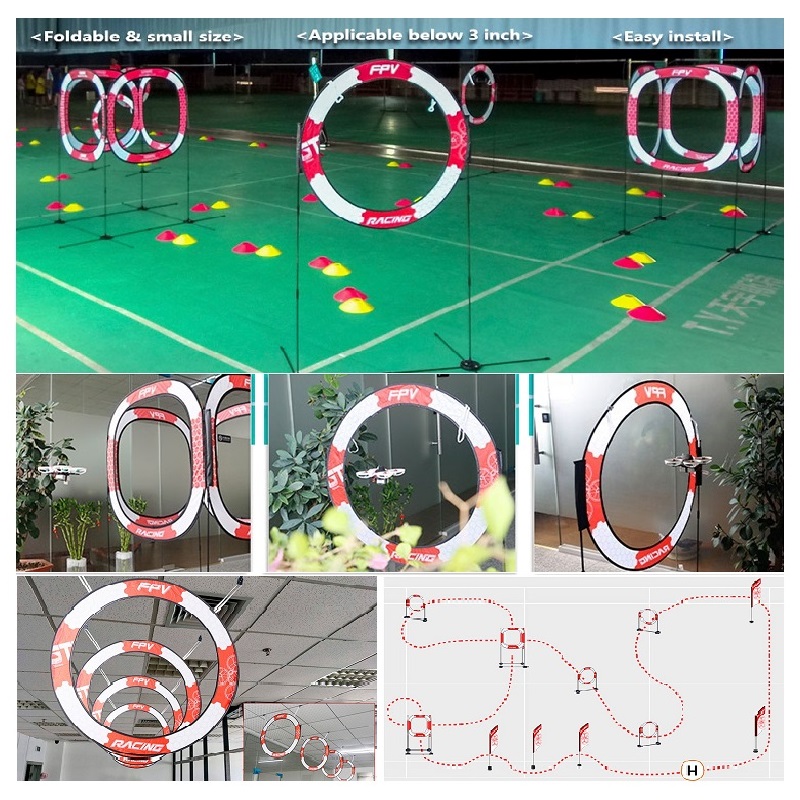 Drone Kit Vtol - ประตูสำหรับฝึกบินโดรน FPV Racing Goal Gate สำหรับเครื่องบินโดรนขนาด