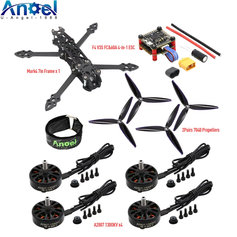 ชุดโดรน RC Mark4 Mark 4 ขนาด 7 - Drone Kit Build Yourself บทวิจารณ์และราคา